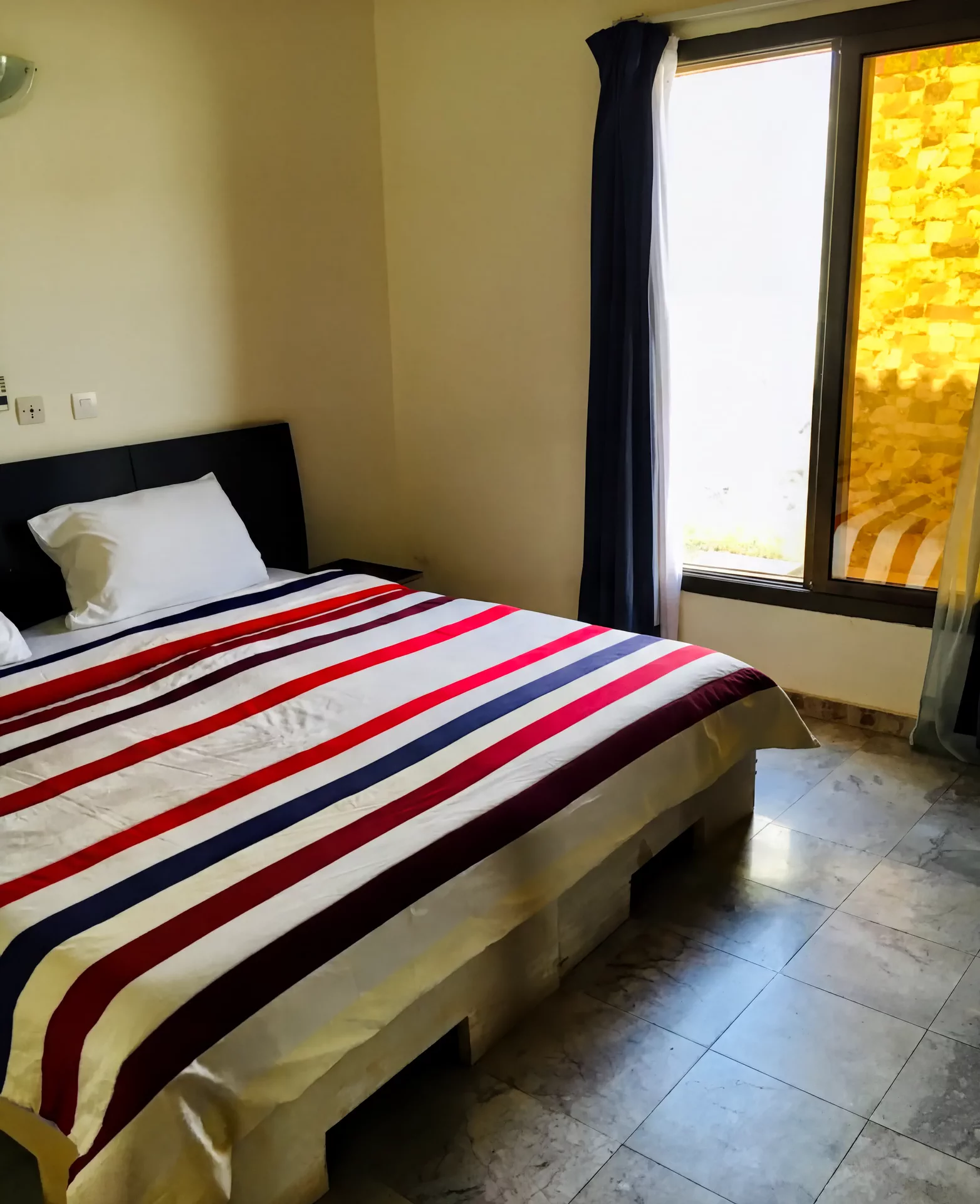 Chambre avec lit double à Bonne Fontaine