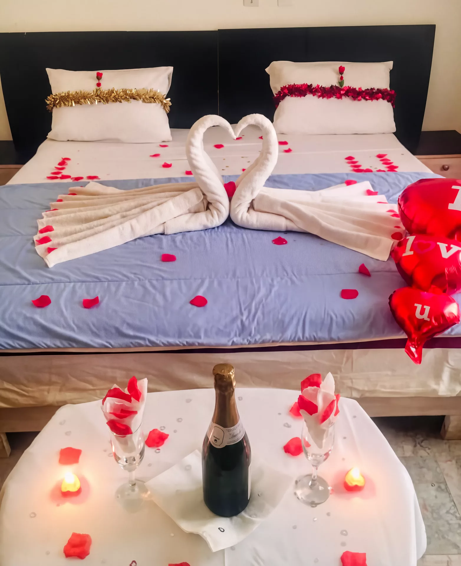 Chambre décorée